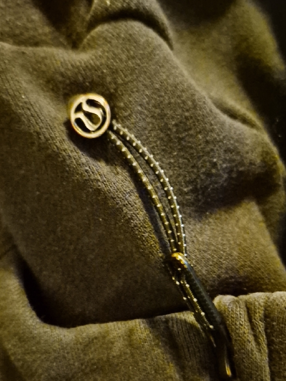 Dark Charcoal Lululemon Zip Hoodie - Picture 2 of 3